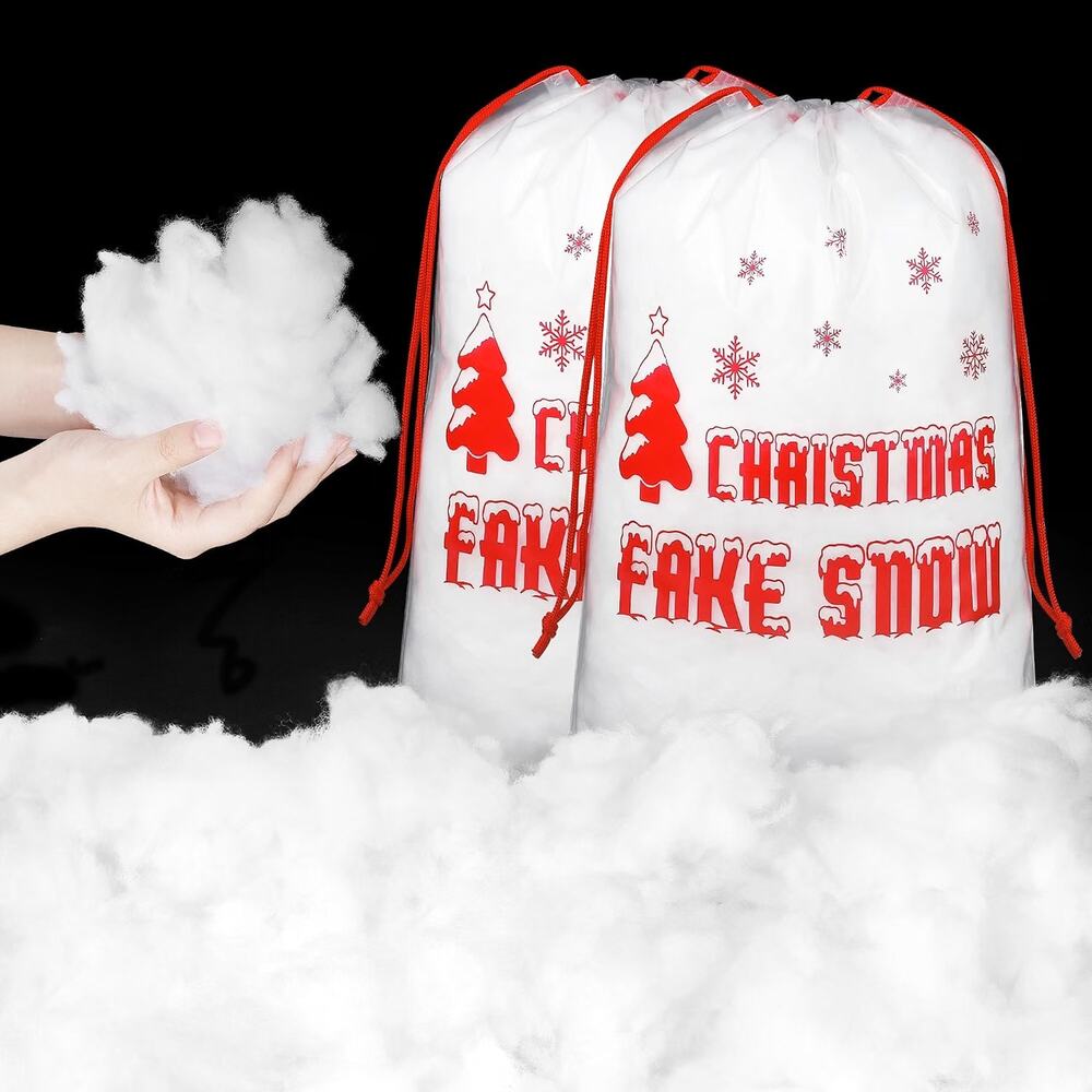 Aodaer Christmas Fake Snow Decor 1000g Artificial Snow Decorations